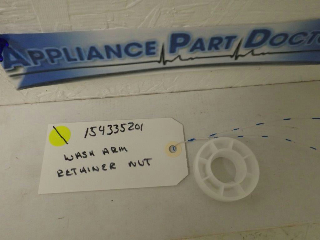 KENMORE FRIGIDAIRE DISHWASHER 154335201 WASH ARM RETAINER NUT USED KENMORE FRIGIDAIRE DISHWASHER 154335201 WASH ARM RETAINER NUT USED